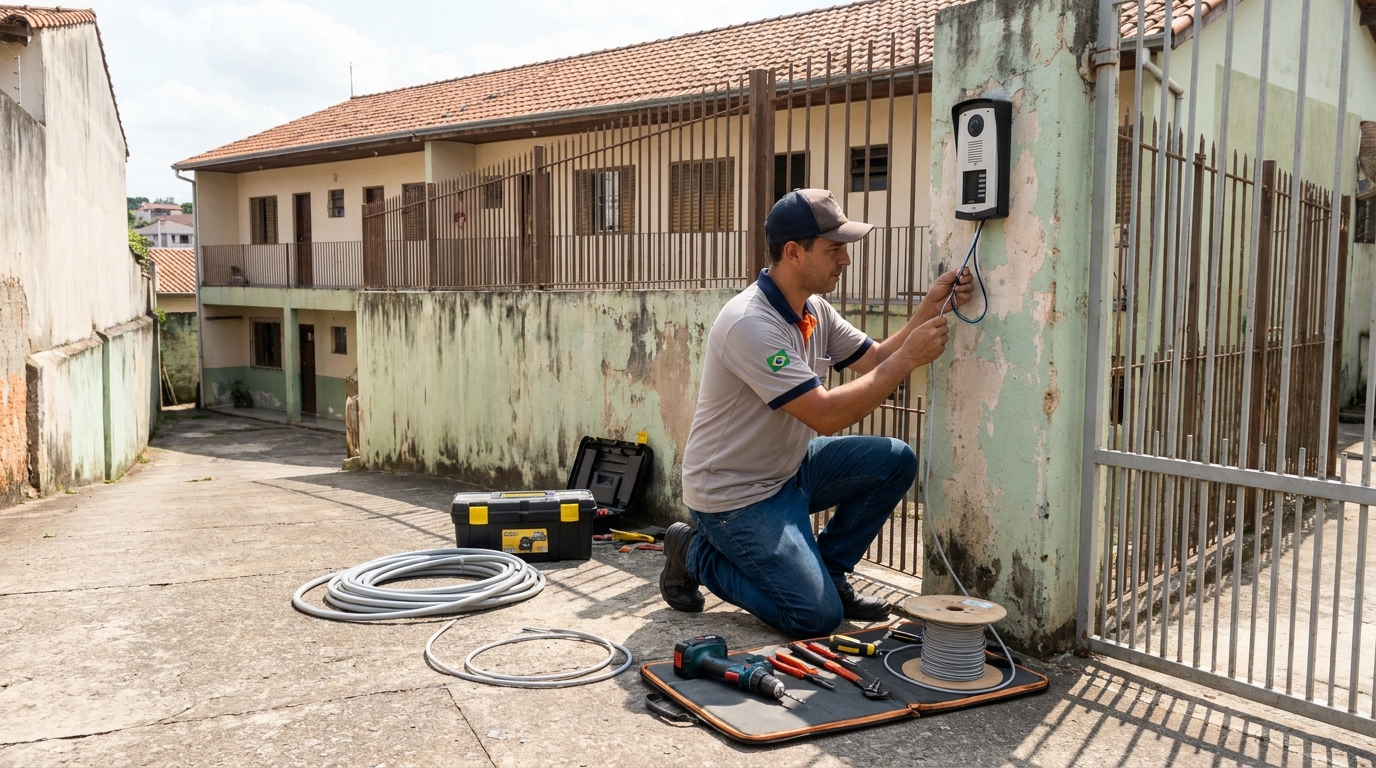 Instalação de Porteiro Eletrônico em Piracicaba‑SP